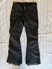 Roxy Bright Edition Torah Snowboard Pants Womens Black XS Slim Fit 10K Ski EUC