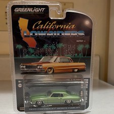 Greenlight California Lowriders 1970 Chevrolet Monte Carlo Green 1:64 Diecast L…