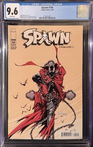 SPAWN #194 (2009) CGC 9.6 NM+ McFarlane Story, Cover, Art and Capullo Cover Art