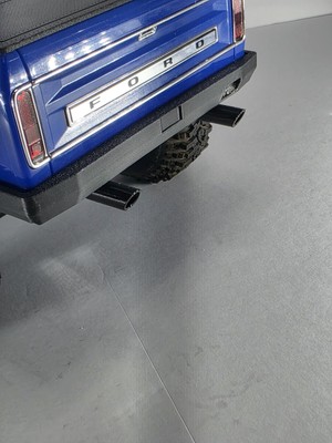 RaceR3aDy 3D Printed Dual Exhaust Black For Traxxas 1/18 TRX-4M/MT Ford F-150