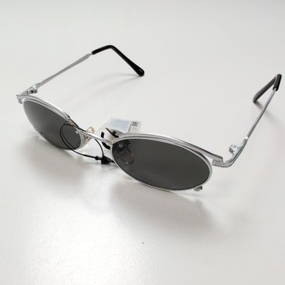 Sonnenbrille Y2K Retro Style Minimalist Feinstrang Metall Grau