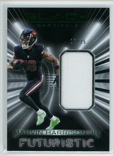 2025 Panini Black FOTL Marvin Harrison Jr. Futuristic Jerseys Emerald #/25
