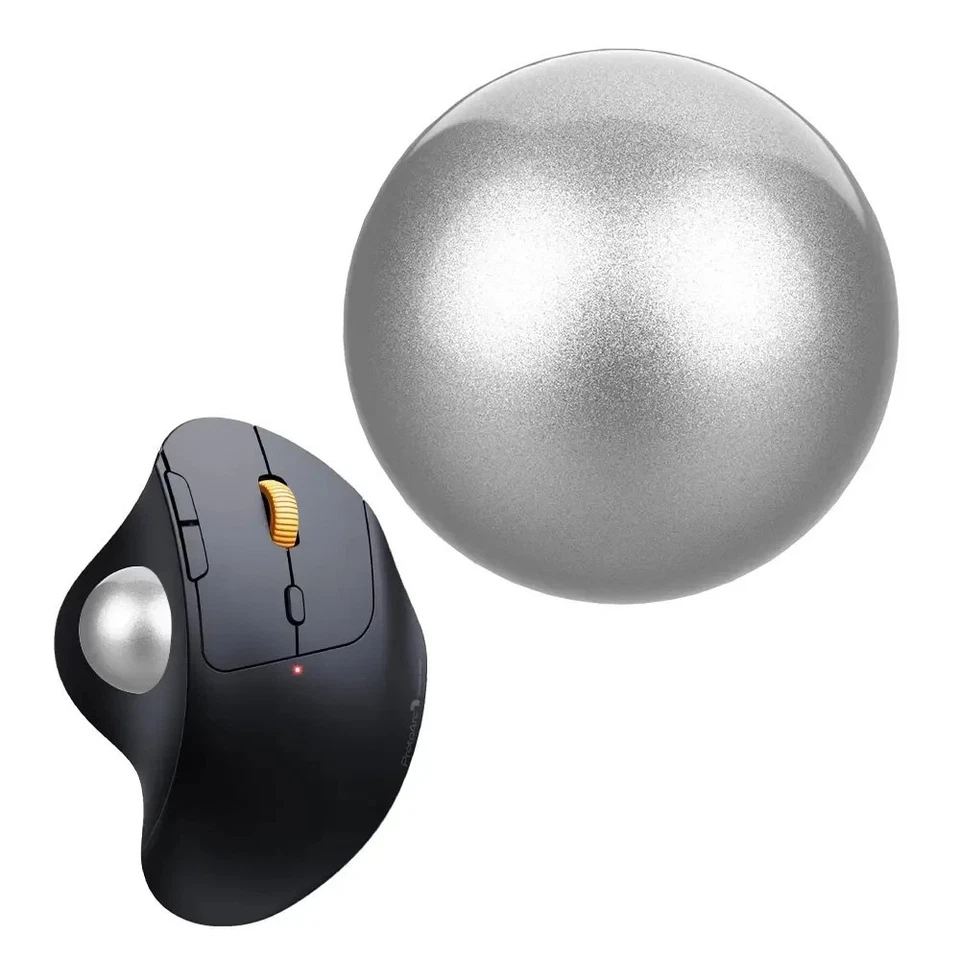 Wireless Trackball Mouse 2.4G Ergonomic Rollerball Mouse Rechargeable Bluetooth - Image 2 of 4