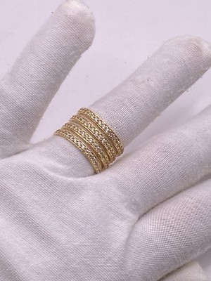 JCM JACMEL MAURITIUS ITALIEN Sterlingsilber MODERNIST Ring Größe 9