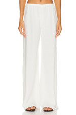 NWOT Reformation White Elastic Pull On Pants 4 S Small