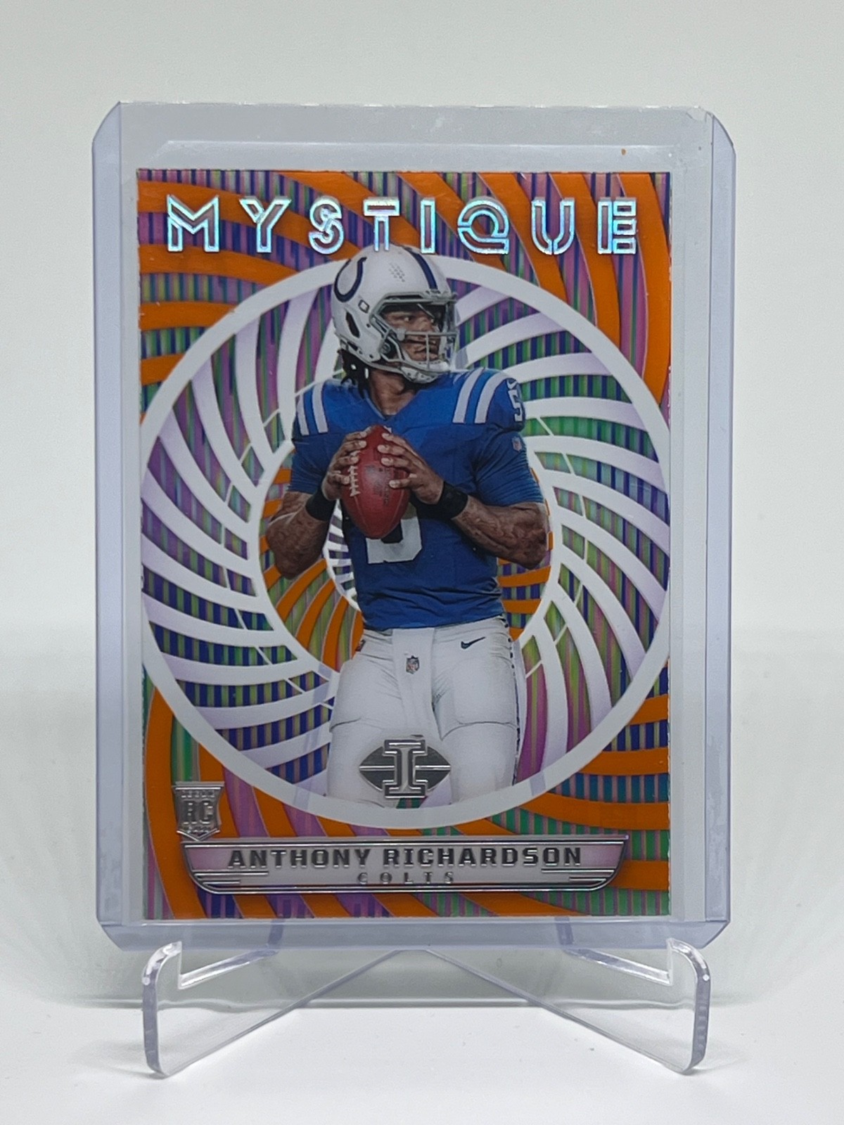 2023 Panini Illusions Mystique Orange Anthony Richardson #2 Rookie Card RC Colts
