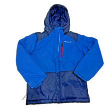 Columbia Jacket Boys Size Small 8 Blue Insulated Waterproof Winter Ski Snow