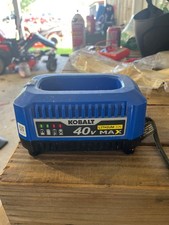 Kobalt 40V Max Lithium-Ion Battery Charger KRC 40-06 Blue Charges 1 Battery 40V