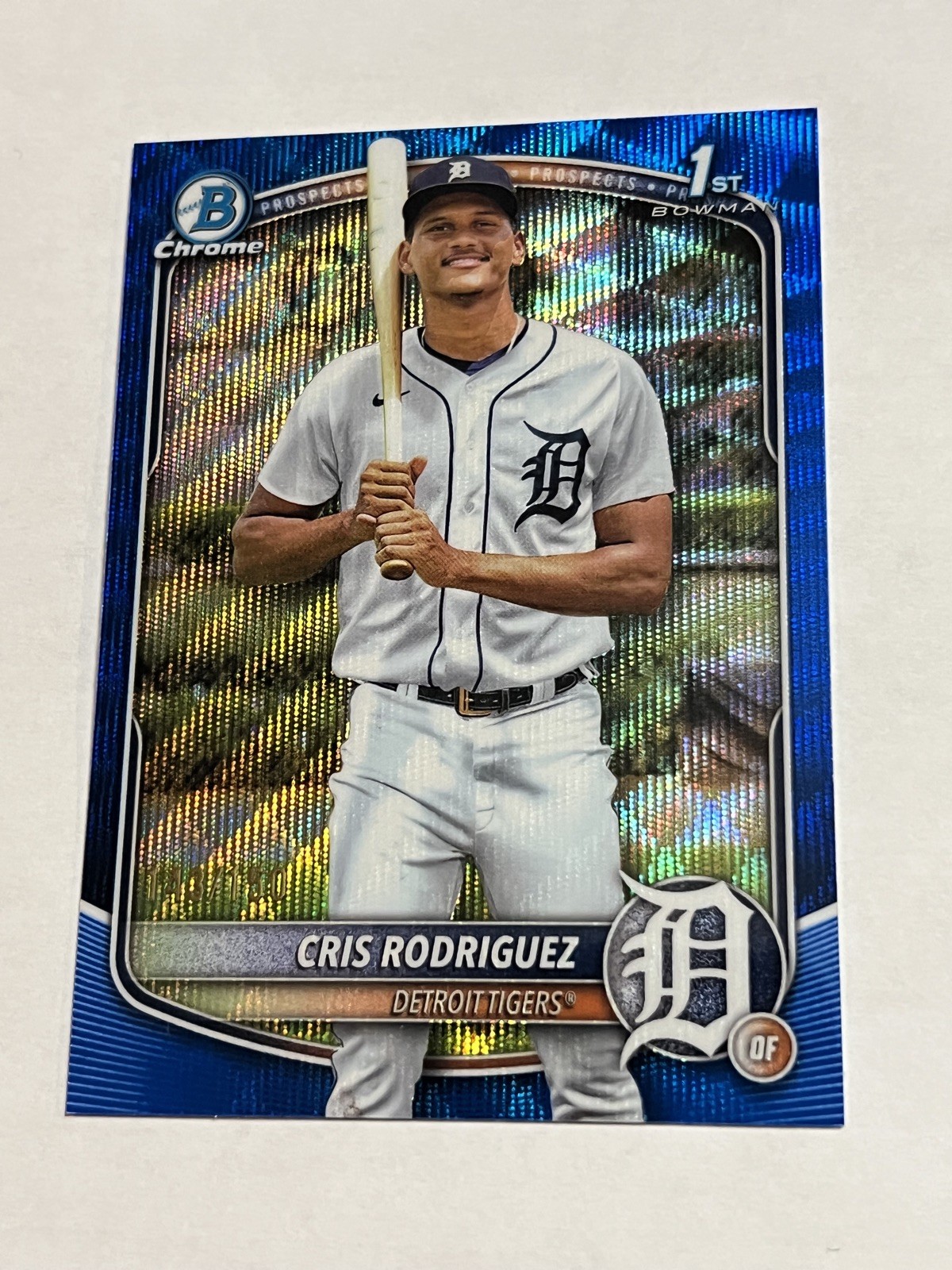 2025 Bowman Chrome Cris Rodriguez 1st Bowman Blue Wave Refractor/150