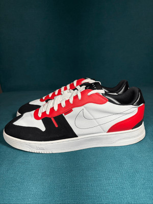 Nike Squash-Type N.354 White Black University Red Casual Sneakers Men s Size 13