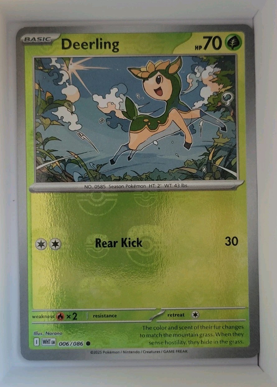 Deerling Master Ball Reverse SV: White Flare 006/086 NM