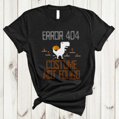 404 Not Found ハロウィンかぼちゃ5/7 Error 404 Costume Not Found Funny Halloween Pumpkin Programmer