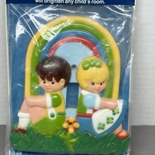 Vintage Nursery Room Switchplate Cover Rainbow Kids Colorful Boy Girl Whimsical