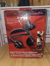 Rocketfish Digital Wireless Extended Range Stereo Headphones RF-WHP01 