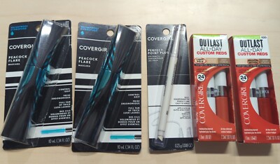 Covergirl - Assorted Lot Mascara, Eye Pencil, Lip Stick - Sealed