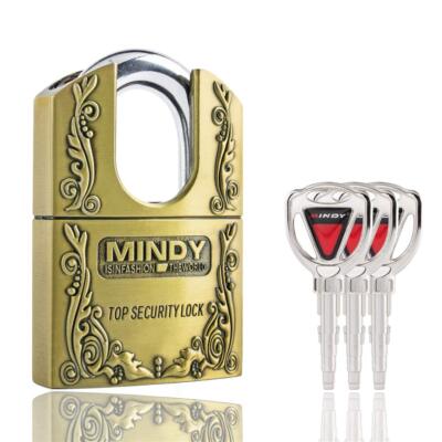 3 Keys 40mm Heavy Duty Warehouse Shrouded Hardened Keyed Padlock Top Security...