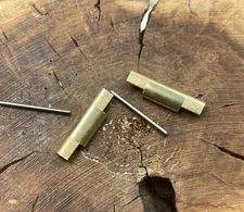 Gold color 20mm ends for 3-row NSA vintage watch Swiss NSA band parts NOS