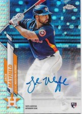2020 Topps Chrome Update Jack Mayfield 51/125 Rookie Auto Prism Refractor USA-JM