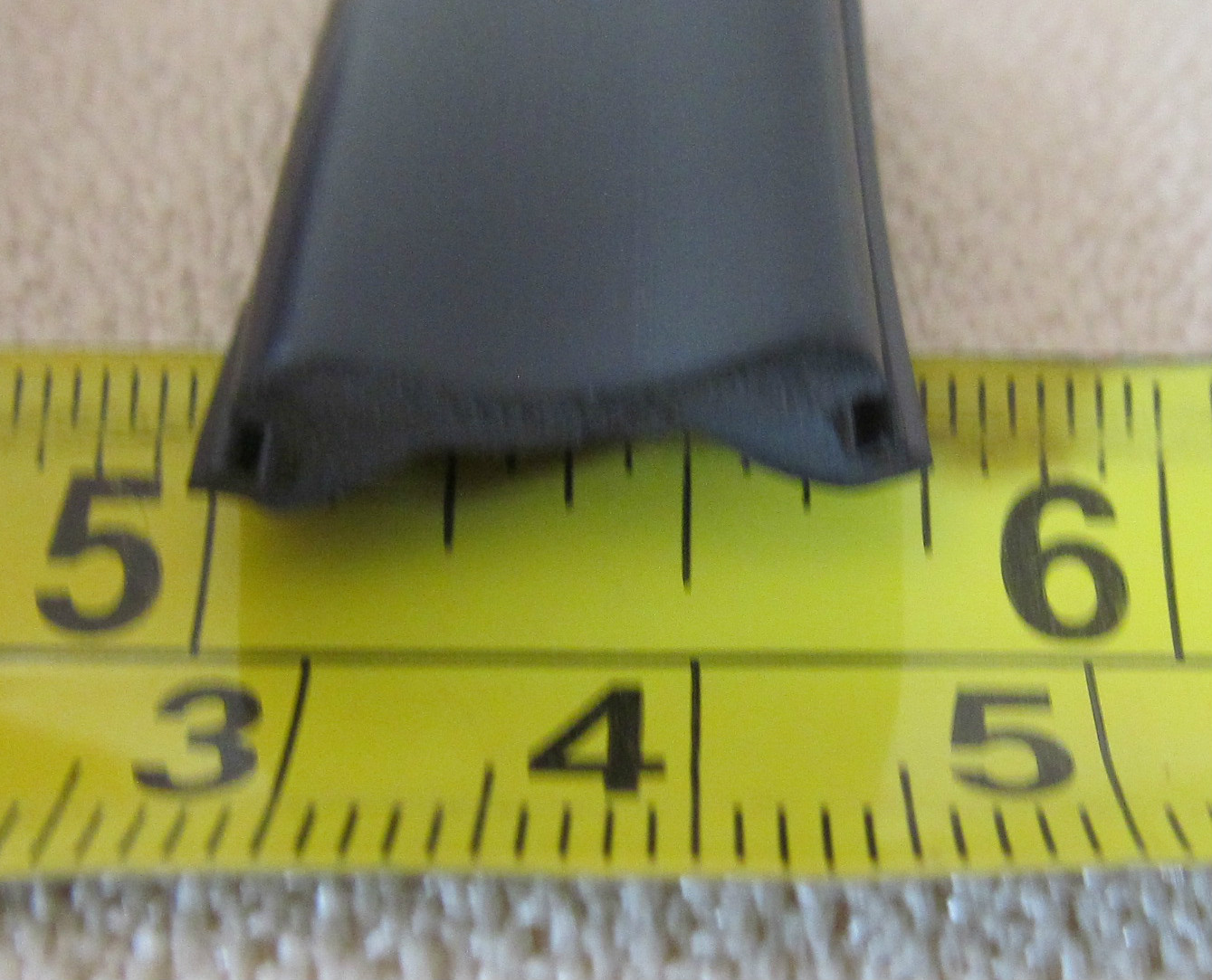 BLACK RV Marine Camper 5/8" Vinyl Insert Trim Mold Flexible Screw Cover