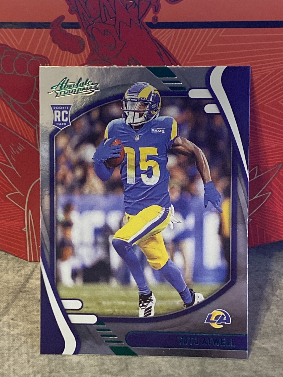 2021 Panini Absolute Football Tutu Atwell Rookie RC #119 Green Foil