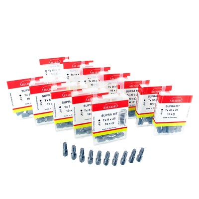 gefräste Profi-Tx-Bits Tx 5 6 7 8 9 10 15 20 25 27 30 40 für Torx-Schrauben