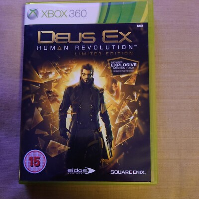 Deus Ex Human Revolution Microsoft Xbox 360 Spiel komplett