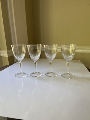 Vintage Cristal D'arques-Durand, Luminarc Diamant Wine Glasses, Set Of 4,  France | eBay