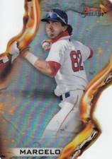 MARCELO MAYER BOWMAN'S BEST ROOKIE HEATWAVE DIE CUT RC RED SOX 2021 21 BOWMANS
