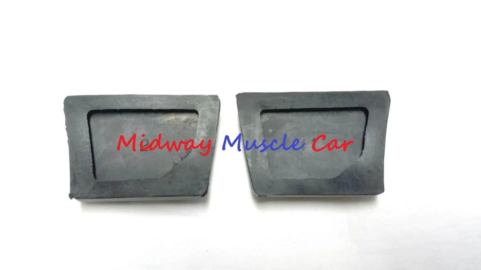 Juego de pastillas de pedal de freno y embrague de goma correcto 64-72 Pontiac GTO Lemans Tempest Foto 3 de 4