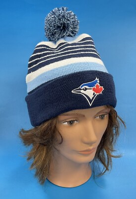 Toronto Toque Color Toronto Blue Jays Striped Team Colors Toque/Beanie SGA | eBay