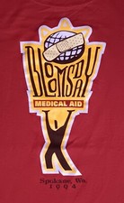 vintage 90s Bloomsday Medic t shirt marathon running jogging race