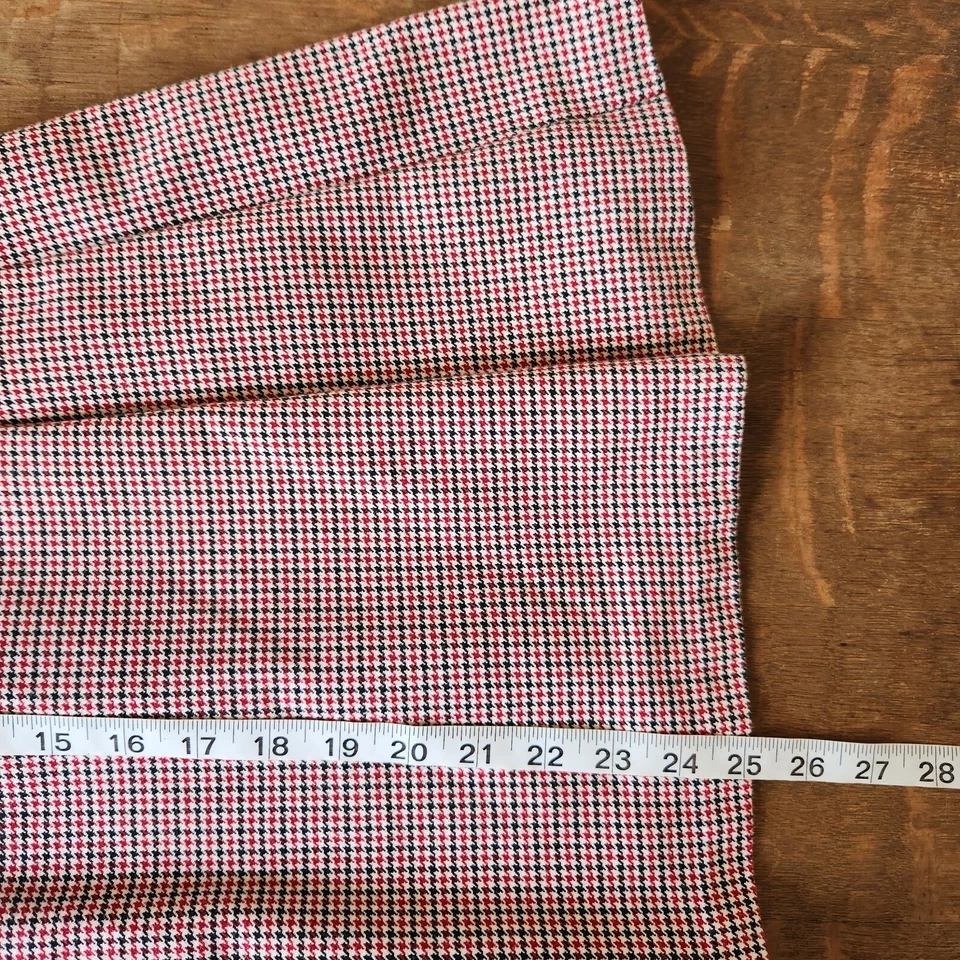 Gymboree 女孩儿童礼服红色黑色千鸟格天鹅绒蝴蝶结圣诞节 7 肖像 — 第 4/4 张图片