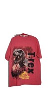 Boys Jurassic World T Shirt T Rex Dinosaurs Raptor The Beast is Back 