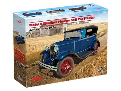 ICM 24050 - Model A Standard Phaeton Soft Top 1930s - Car Model Kit, Scale 1:24
