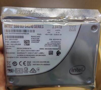 3.84TB S4510 Intel SSD 2.5'' 6Gb/s SSD SATA III server SATA SSDSC2KB038T8