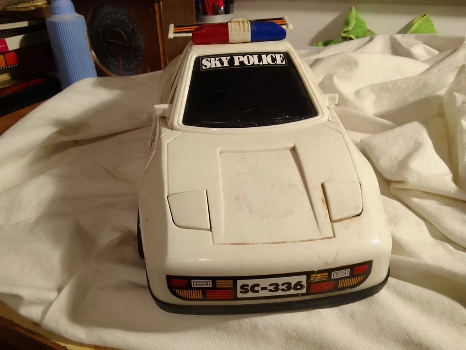 RARISSIMO GIOCATTOLO VINTAGE : AUTO ' SKY POLICE ACTION CAR '  !!! - Immagine 4 di 4