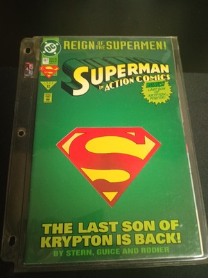 SUPERMAN Reign of the Supermen #12 1993 The Last Son Of Krypton Is Back DC Comic