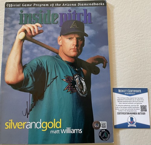 Matt Williams Arizona Diamondbacks autographed 1998 Inside Pitch Magazine - Picture 2 of 4