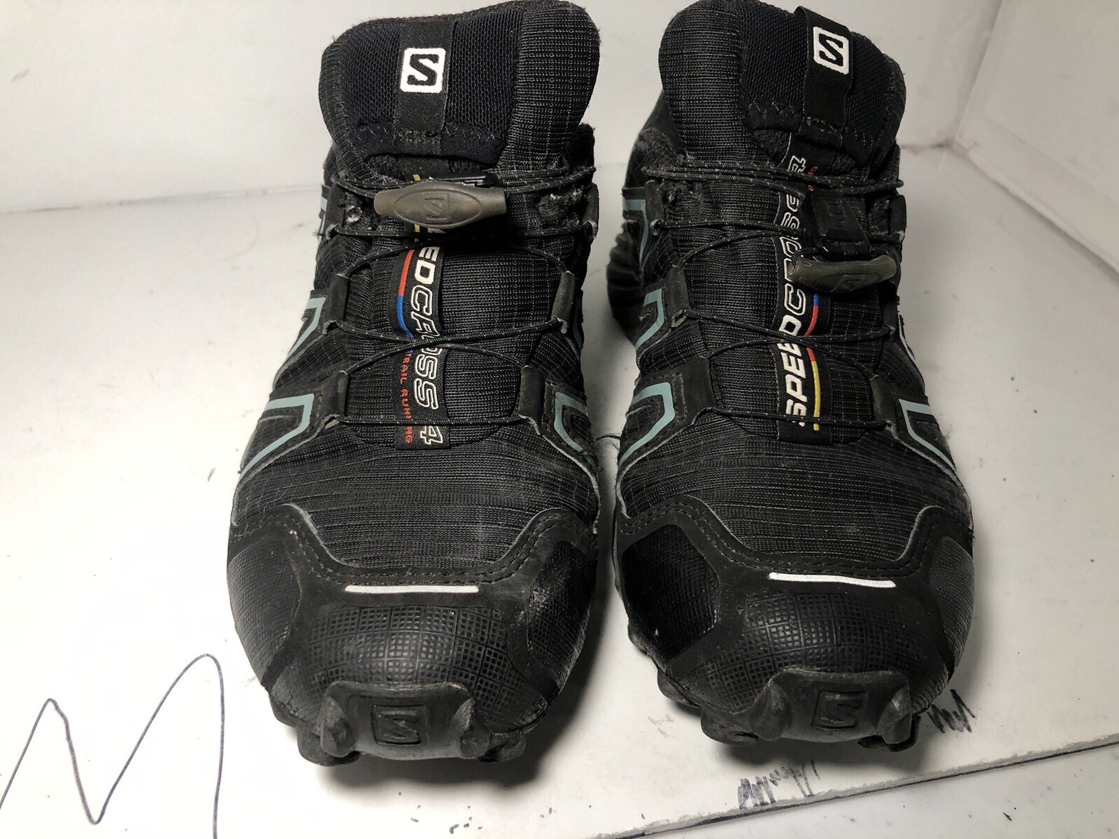 Scarpe da trail running Salomon donna Speedcross 4 GTX nere escursionismo taglia 6