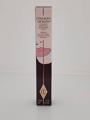Charlotte Tilbury Peachy Plump  Collagen Lip Bath Gloss New in Box