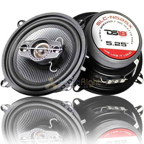 DS18 Select 5.25" 4 Way Full Range Coaxial Speakers 160W Max 4 Ohm SLC