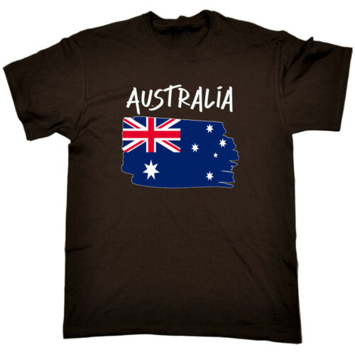 Australia - Mens Country Flag Nationality -  T-Shirt Tshirt T Shirts Gift Gifts - Picture 1 of 11