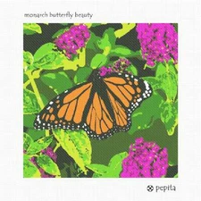 Monarch Butterfly Beauty Needlepoint Kit or Canvas