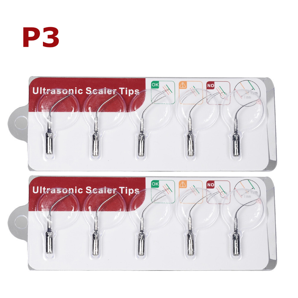 5Pcs Dental Perio Tip P3 For Ultrasonic Piezo Scaler EMS Woodpecker