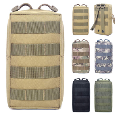 Sac De Taille Tactique Molle – Noir, 1000D Nylon, Pour Chasse Et Outdoor