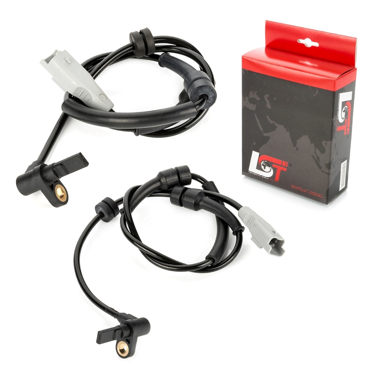 2X ABS Sensor Wheel Speed Sensor Set Front For LANCIA PHEDRA 179