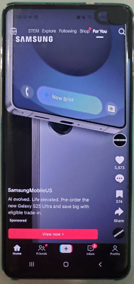TikTok App Installed With TikTok Studio on Samsung Galaxy S10 (Unlocked)