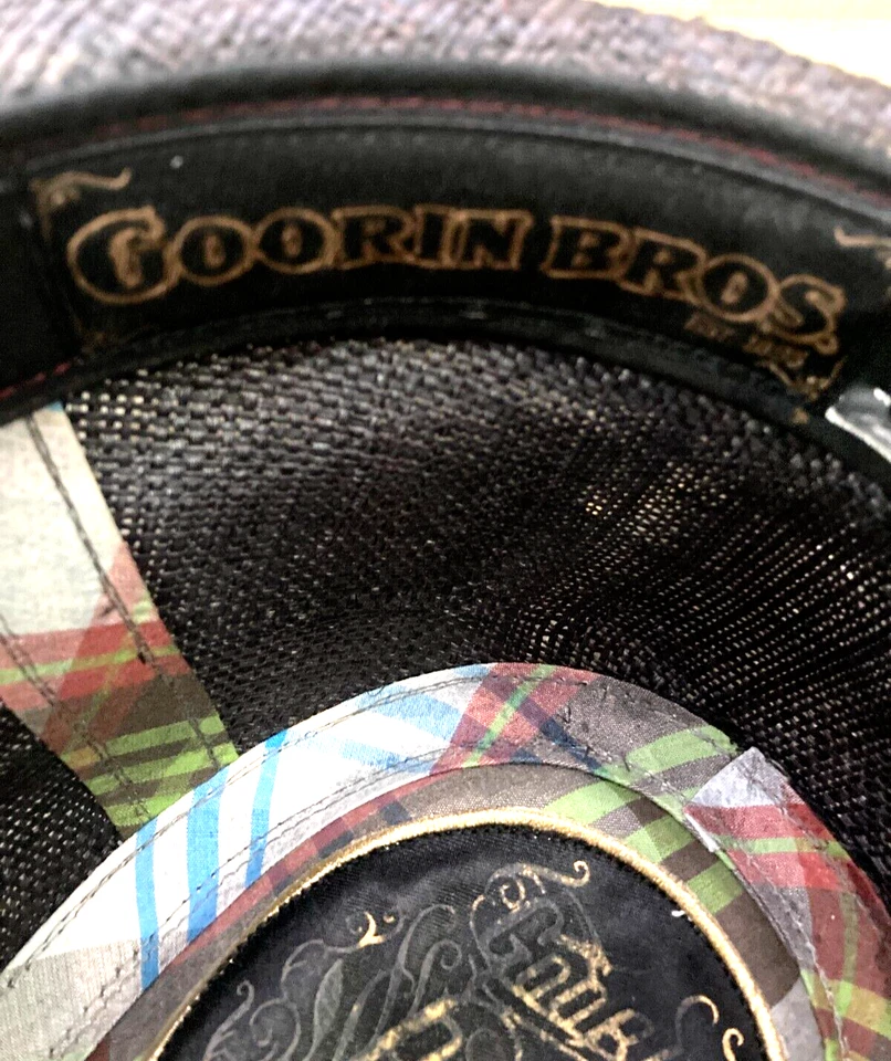 Goorin Bros Royal Straw Brown Fedora Hat Mens Adult Size Medium - Image 2 of 4