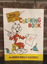 RARE NOS Reddy Kilowatt s Coloring Book- 1966...