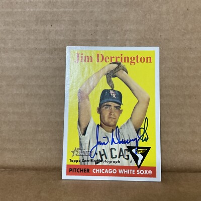 2007 Topps Heritage Real One Autographs #CJD Jim Derrington Auto